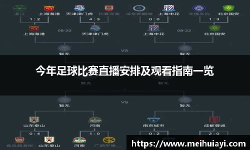 今年足球比赛直播安排及观看指南一览